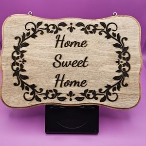 Home Sweet Home Wall Sign Decor (Custom Made)